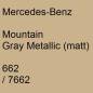 Preview: Mercedes-Benz, Mountain Gray Metallic (matt), 662 / 7662.